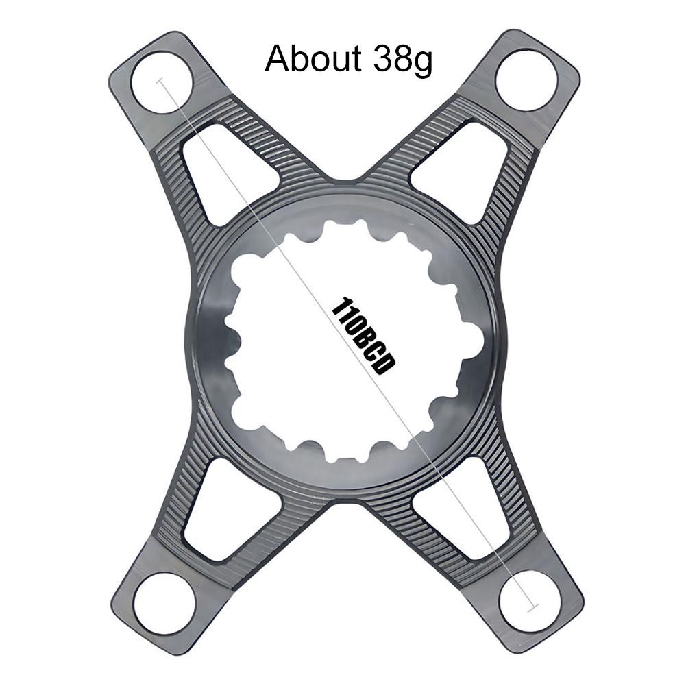 Aluminum Alloy Spider 40g Weight CNC Processed Design Customizable Bike Setup