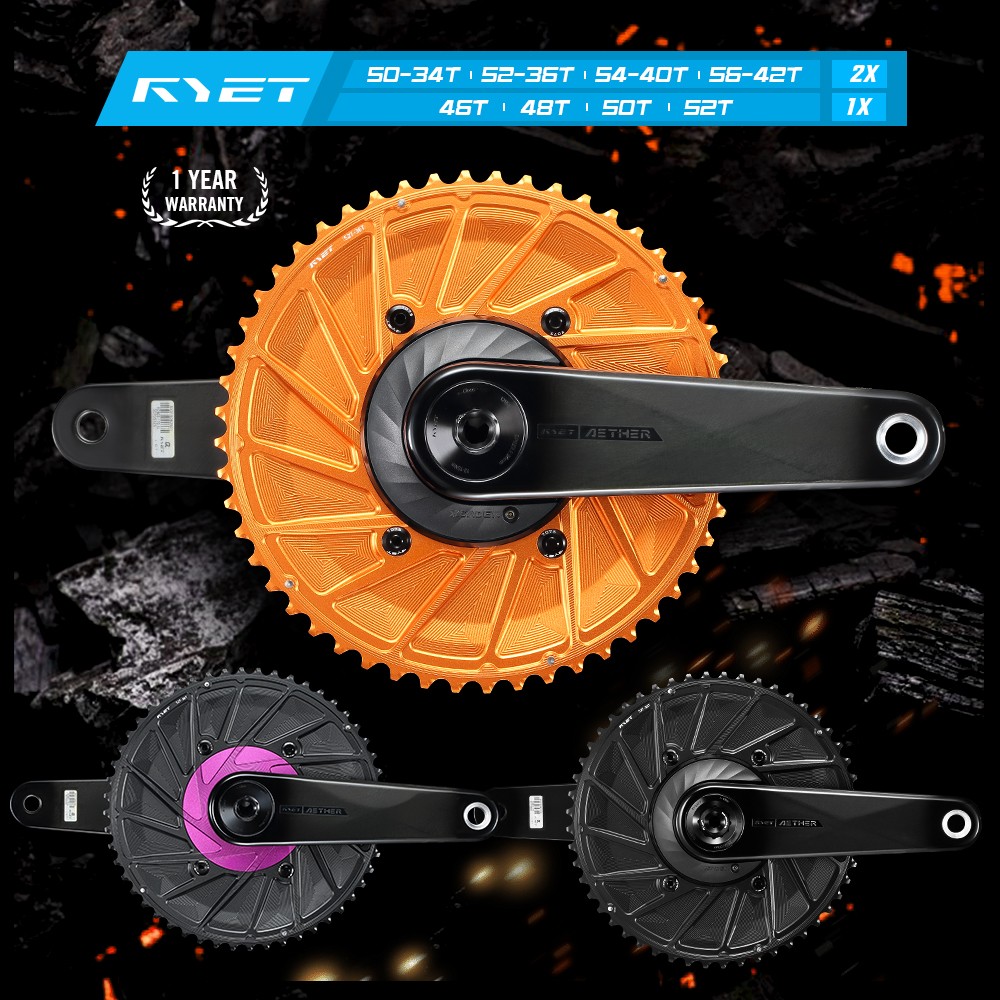 Aero Bike Chainring Compatible 54-40T 56-42T 11/12 Speed For Road & TT Bikes