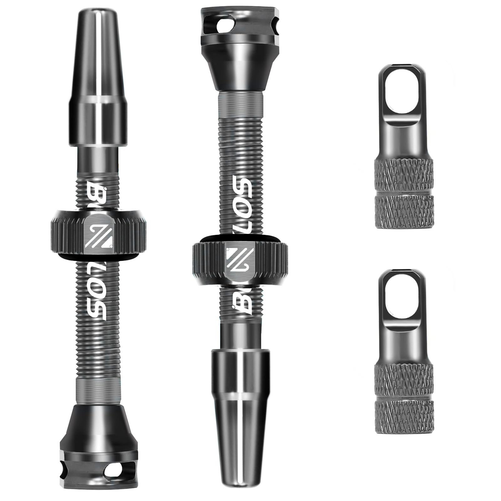 40mm Titanium Tubeless Presta Valve Stem Set Replacement Bicycle Cycling