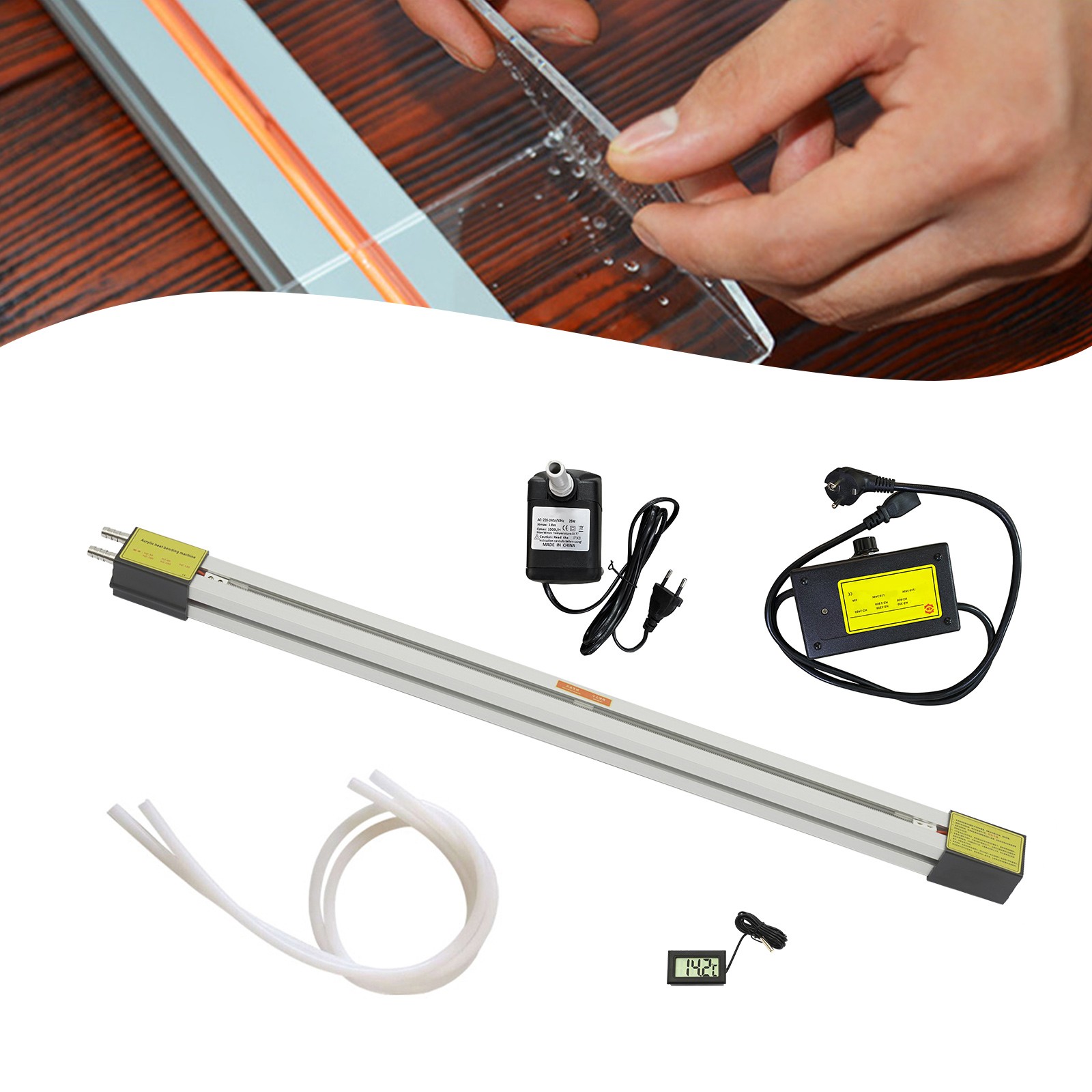 110V Bending Machine, Plastic Bending Tool 1mm-6mm Thickness for Sign Making