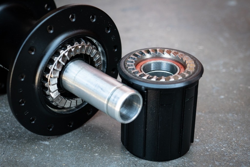 Knight IMPEL RATCHET DRIVE HUBSET 28H 12×142 / 12×100 DISC XDR/HG 400g LIGHT!