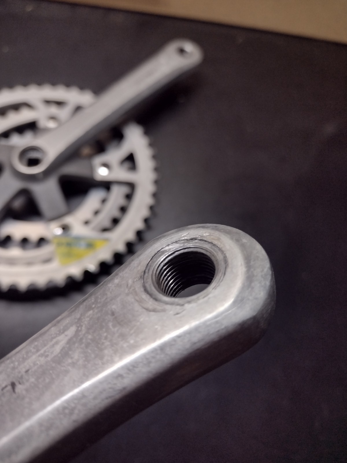 Shimano FC-B124 Biopace Triple Mountain Bike 175 Cranks Crankset Silver 110BCD