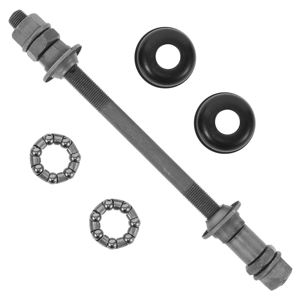 1 Sets Bicycle Axle Bearings Kit 140 Mm Front Hub Axle Bicycle Hollow Hub Shaft