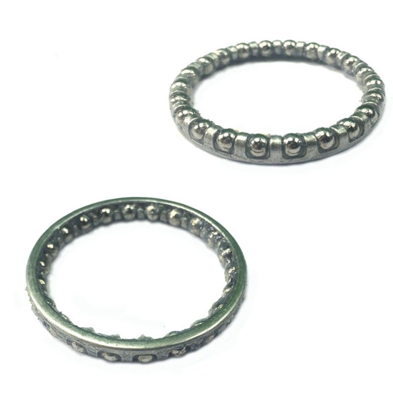 2Pcs 5/32 Bicycle Headset Caged Ball Bearing Set For MTB Bike Cycling 20 Balls