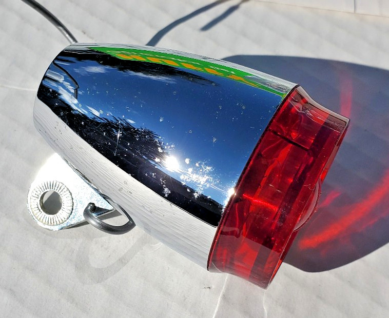 NOS Huffy Generator Head Tail Light Set Bicycle Screamer Murray Sears Spyder AMF