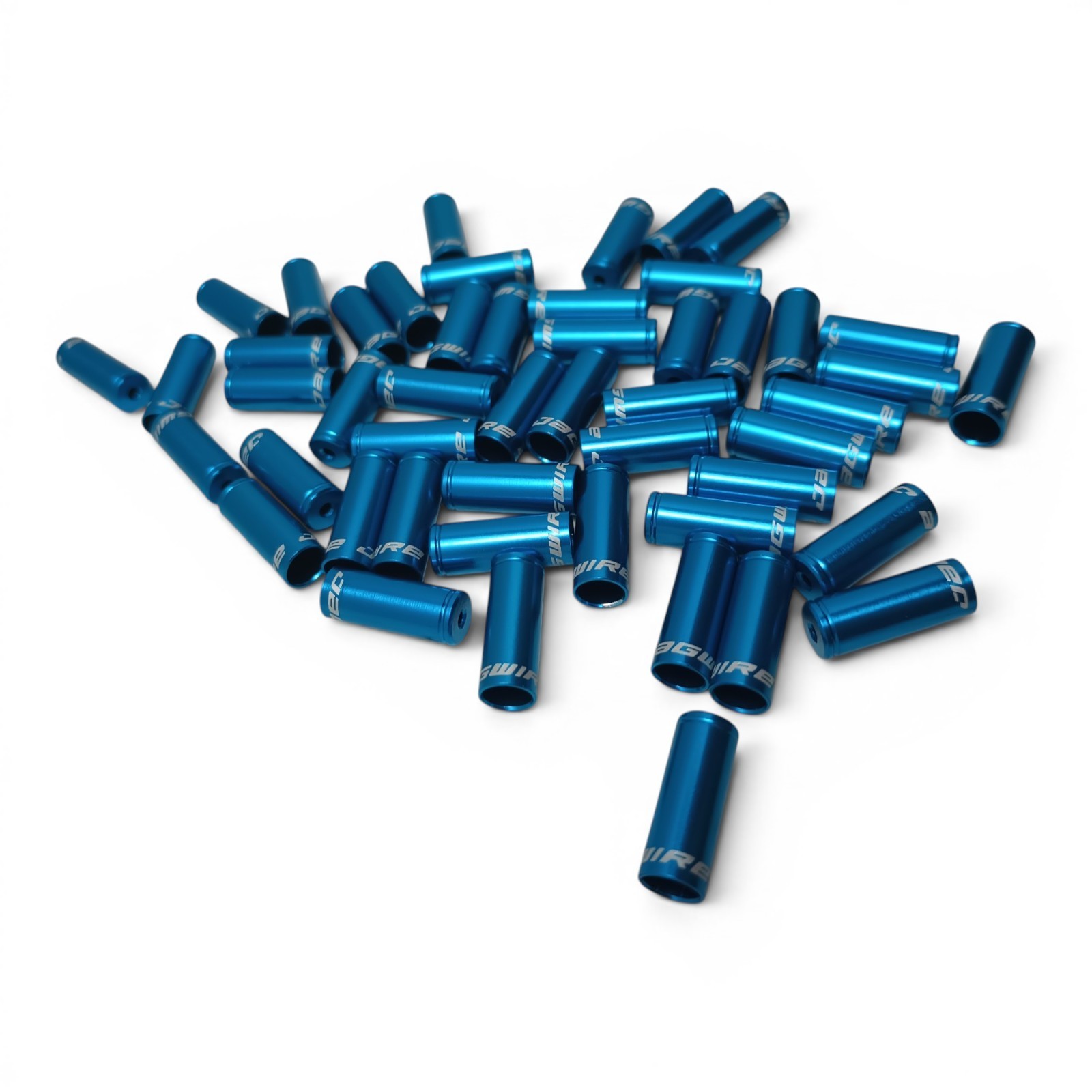 Jagwire 4.5mm Sealed End Cap Blue Alloy 50pcs BOT112UJ