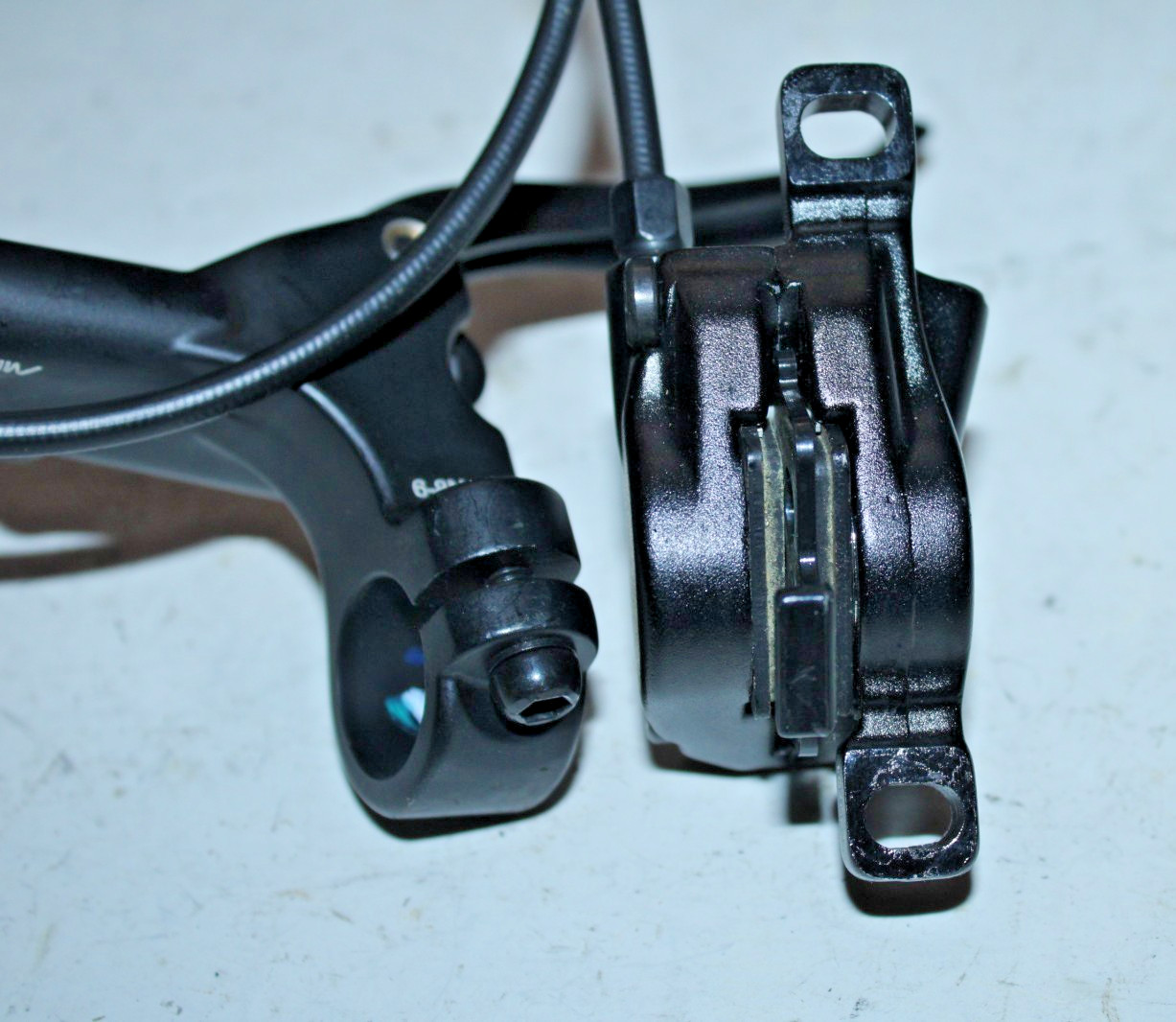 Rush CStar Hydraulic Disc Brake Caliper Lever Set Black 74mm Post Mount Road MTB
