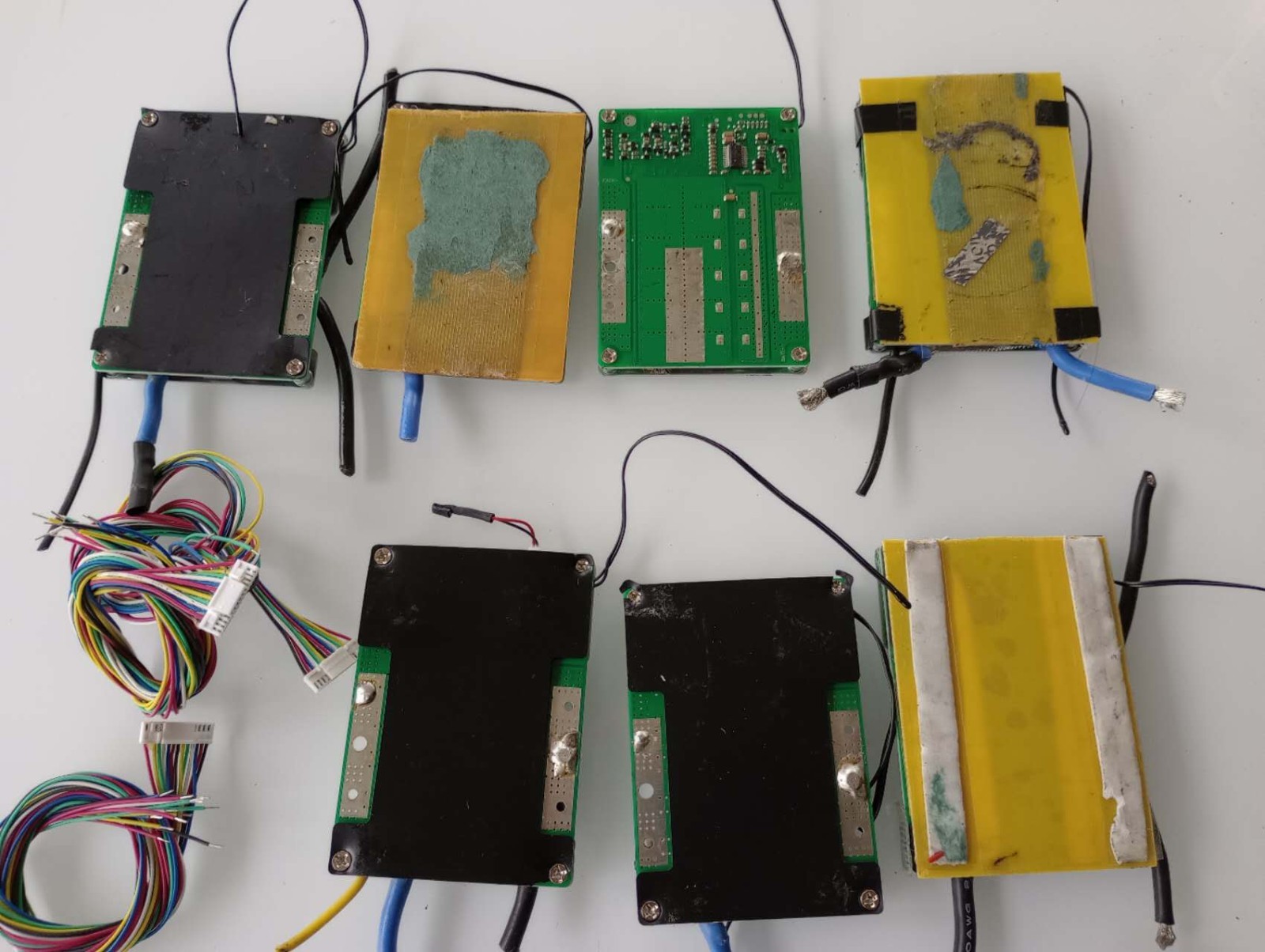 7 of 48v 36v 13s 10s Lithium Battery rated 40-50a BMS for 2000-2500w motor used