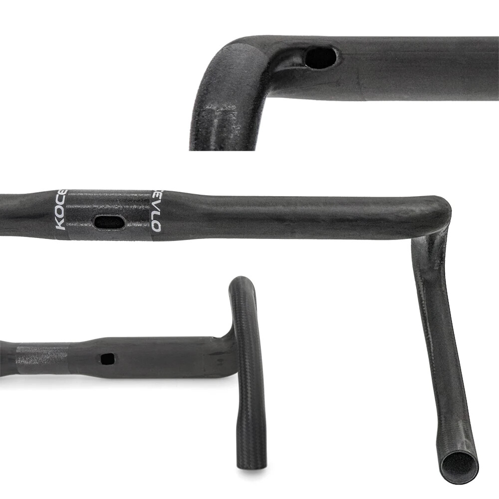31.8mm Gravel XC Road Bike Carbon Handlebar Compatible Internal Cabling System