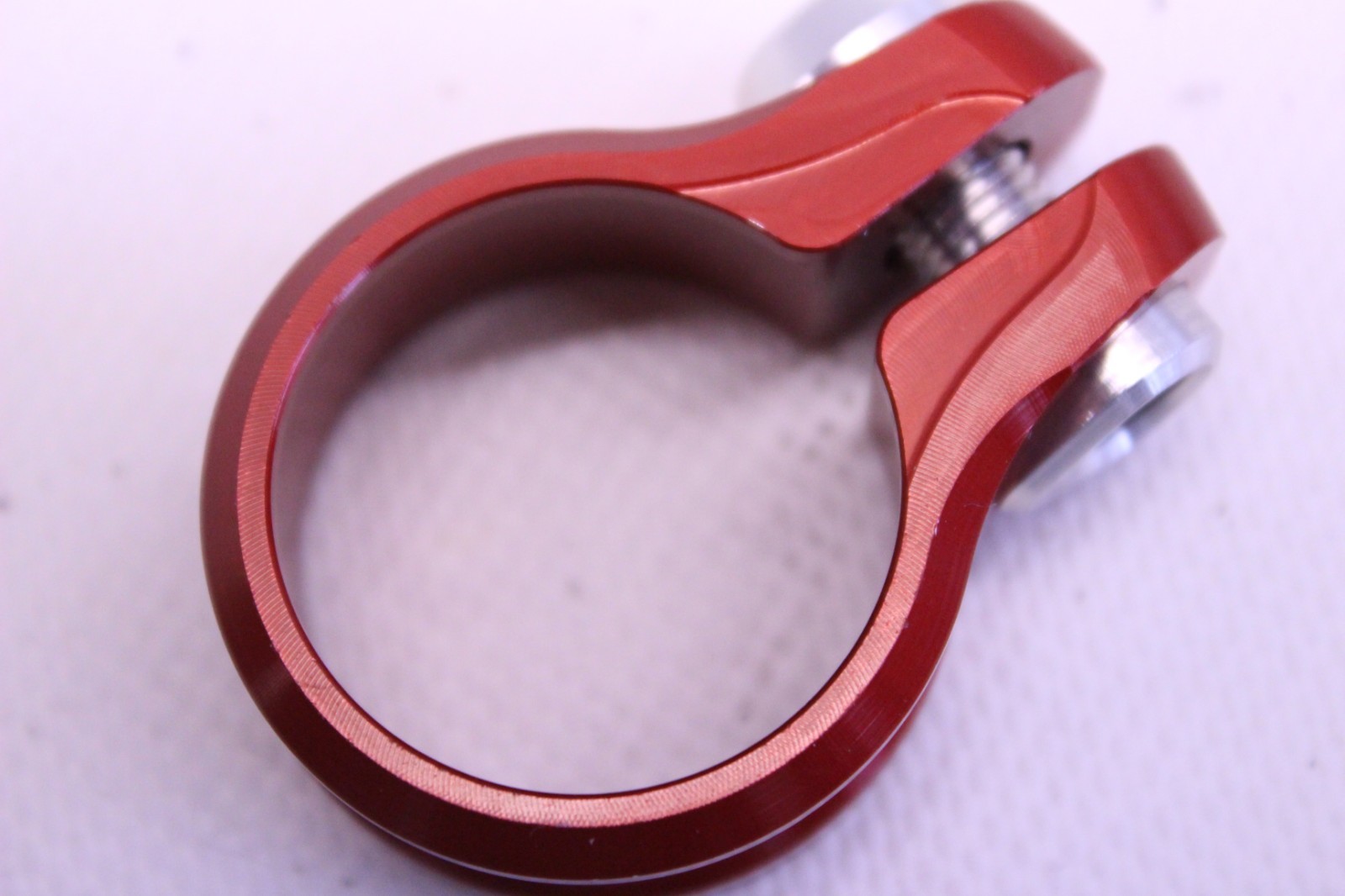 Hope 31.8 Seatpost Clamp Made in United Kingdom Red