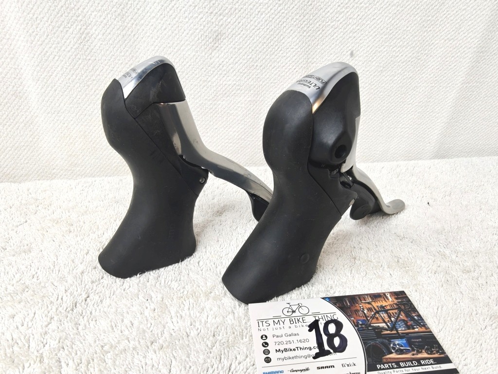 Shimano Ultegra ST-6600 STI Shifters 10 Speed Double w/ Clamps Excellent