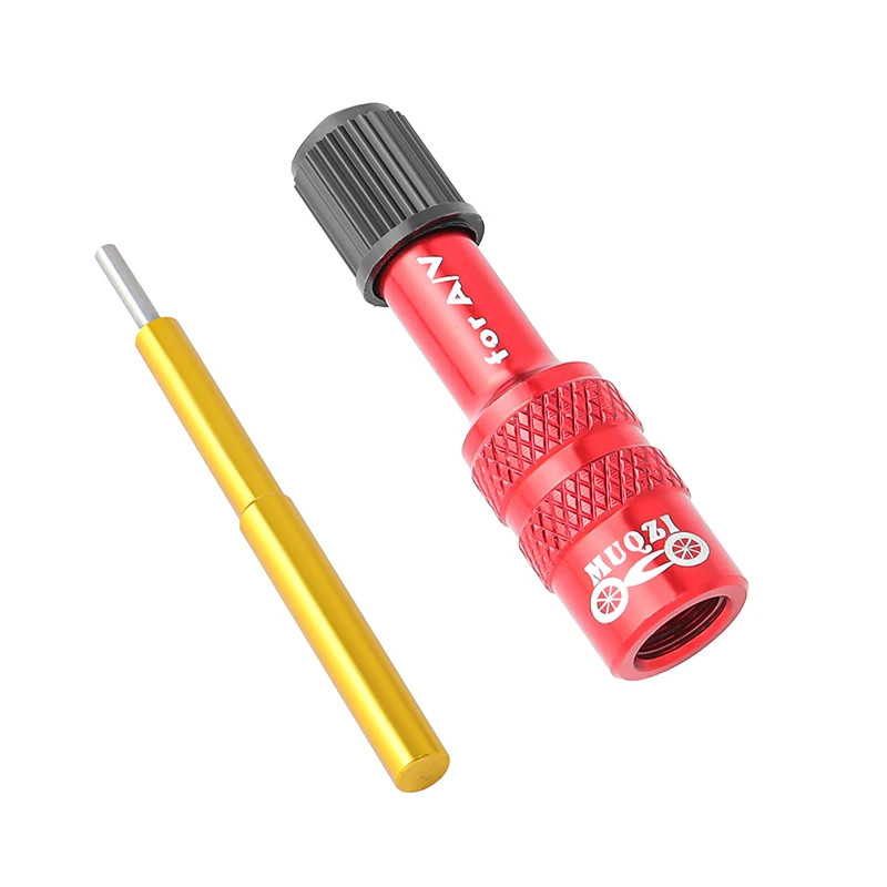 Bike Fork Schrader Valve Adapter MTB Road Bicycle Air Fork Pump Tool
