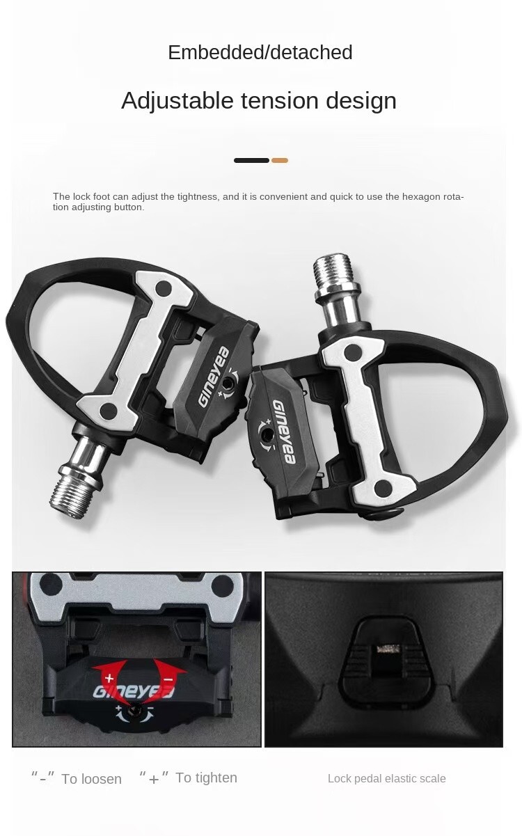 Bike Pedals Bicycle Lock Cleat Pedals Self-locking Nonslip SPD Cycling Outdoor