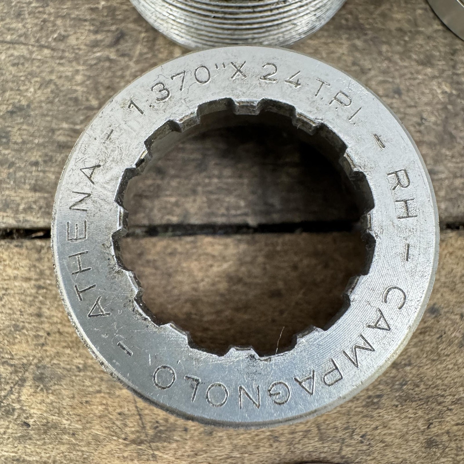 Vintage Campagnolo Bottom Bracket Cups Parts Chorus Athena Italian English