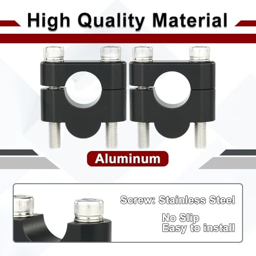 22mm Handlebar Risers 7/8» Motorcycle ATV Dirt Bike 20mm(0.78inch) Sand Black
