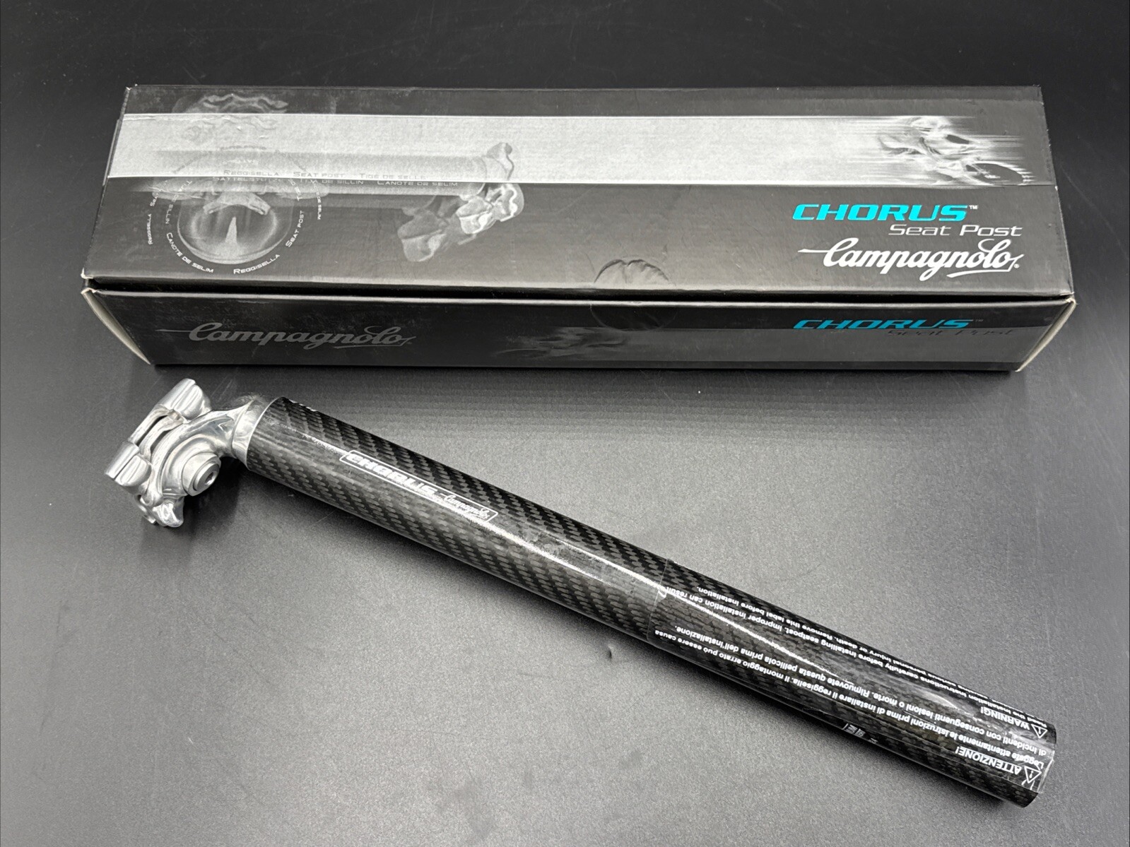NOS Campagnolo CHORUS Carbon Fiber Seatpost 32.4mm X 350mm NEW IN BOX