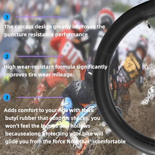 70/100-19 80/100-19 2.75/3.00-19 3.00-19 Electric Dirt Bike Inner Tube Heavy