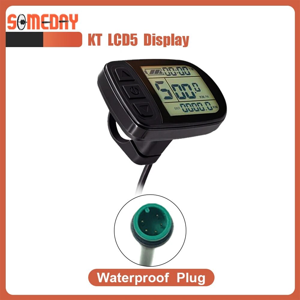 E-bike LCD LED Display Waterproof SM Plug 24V 36V 48V 72V for Ebike Display