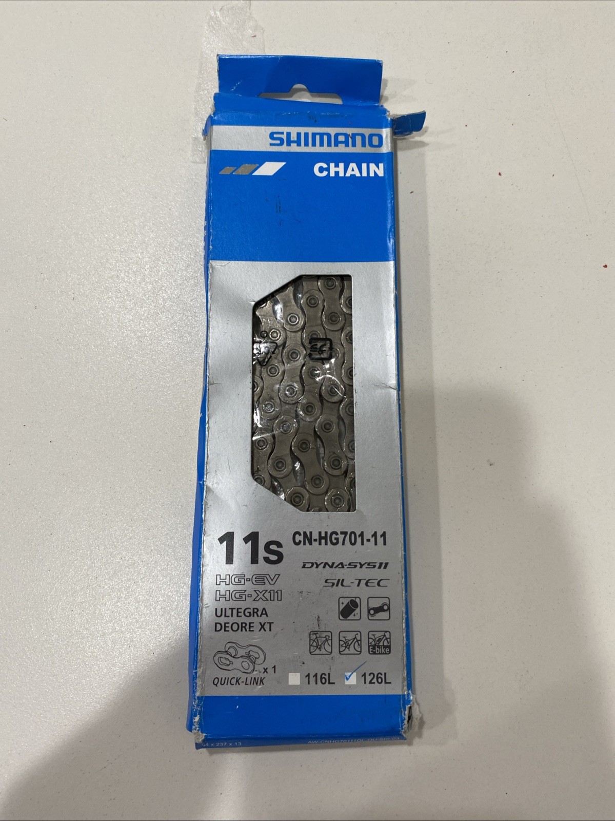 Shimano CN-HG701-11 Bike Chain, Grey, 11s 64x237x13