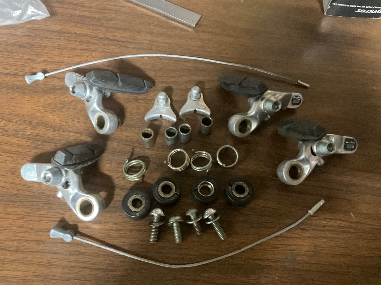 Dia Compe 986 cantilever brakes, one bikes worth, all parts are in the picture,