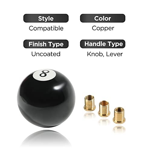 Shift Knob Manual Gear,Round Shift Knob Acrylic Gear,4 5 6 Speed Black8