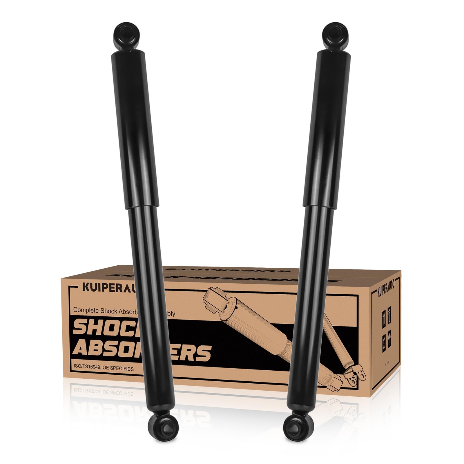 Kuiperauto Pair Rear Shock Absorbers Struts Compatible For 2004-2015 Nissan