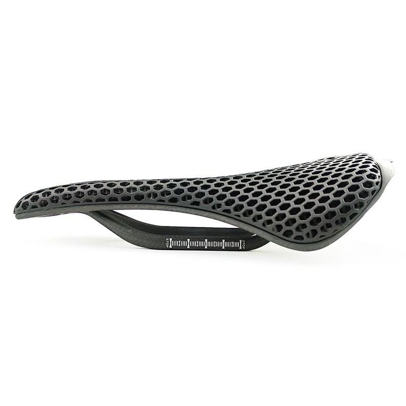 Carbon Fiber Bicycle Saddles 3D Printed/EVA Leather Bike Seat Cushion 250*140mm