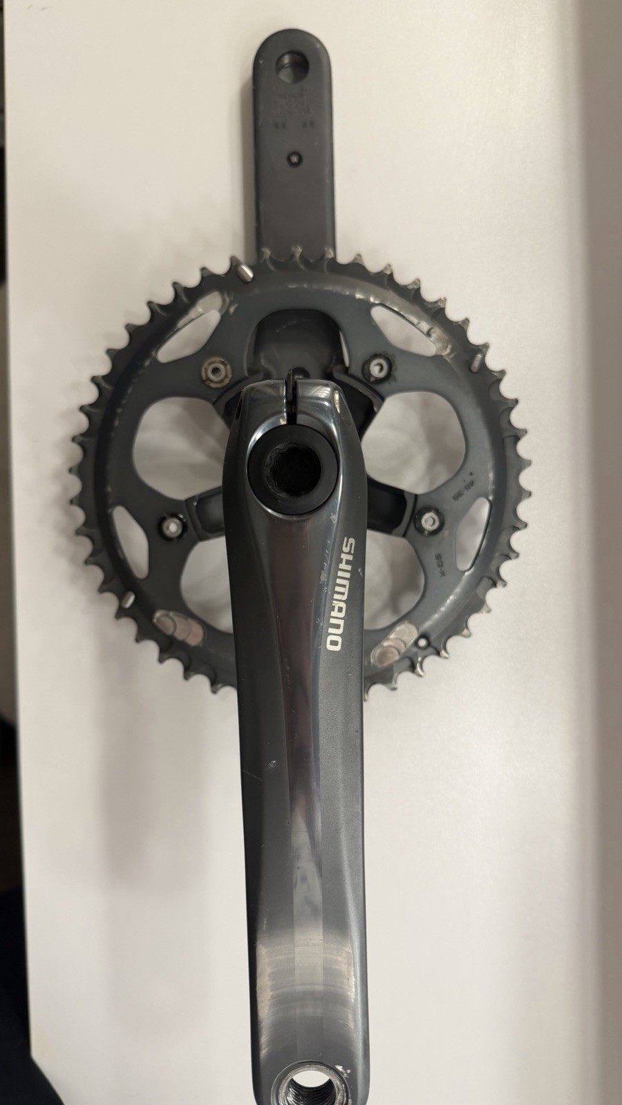 Shimano Road Crankset 175mm Single Chainring w/ SM-BBR60 BSA Bottom Bracket