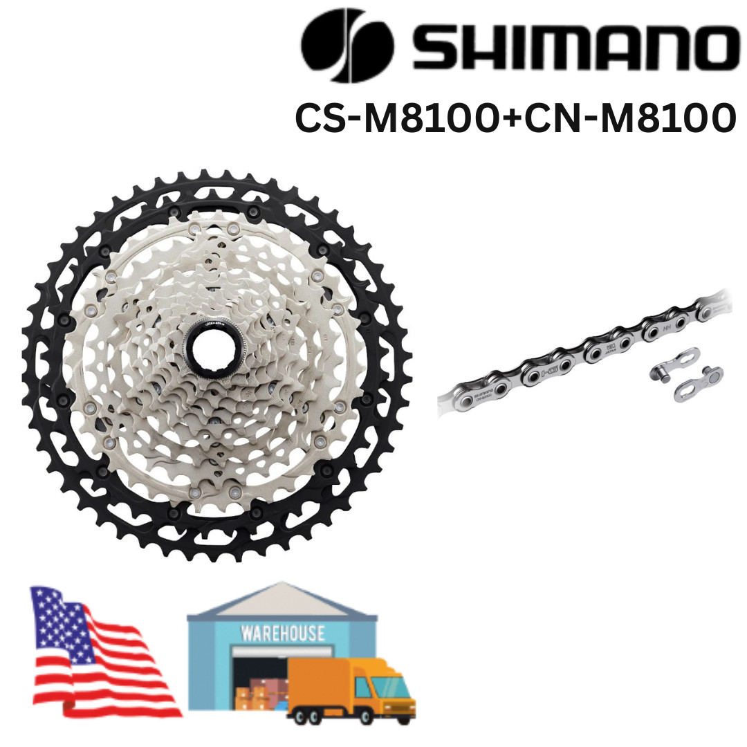 Shimano Deore XT 12-speed Wear&Tear Groupset CS-M8100 Cassette 51T + CN-M8100