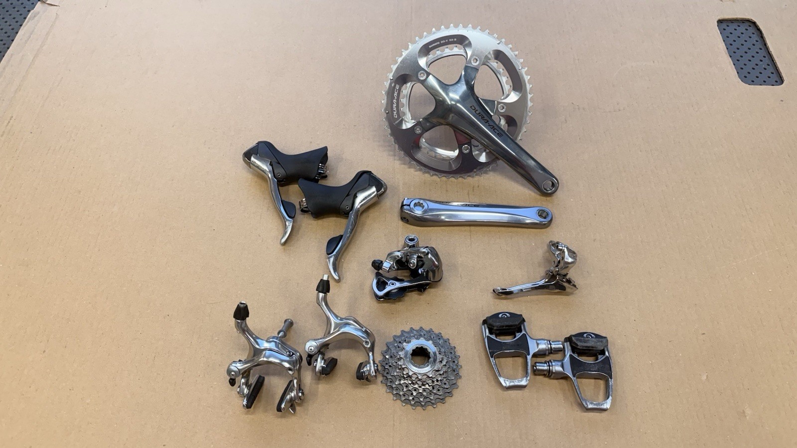 SHIMANO DURA ACE 7800 GROUPSET – 10 SPEED – 175mm – 53/39 – 12-25 / 31.8mm