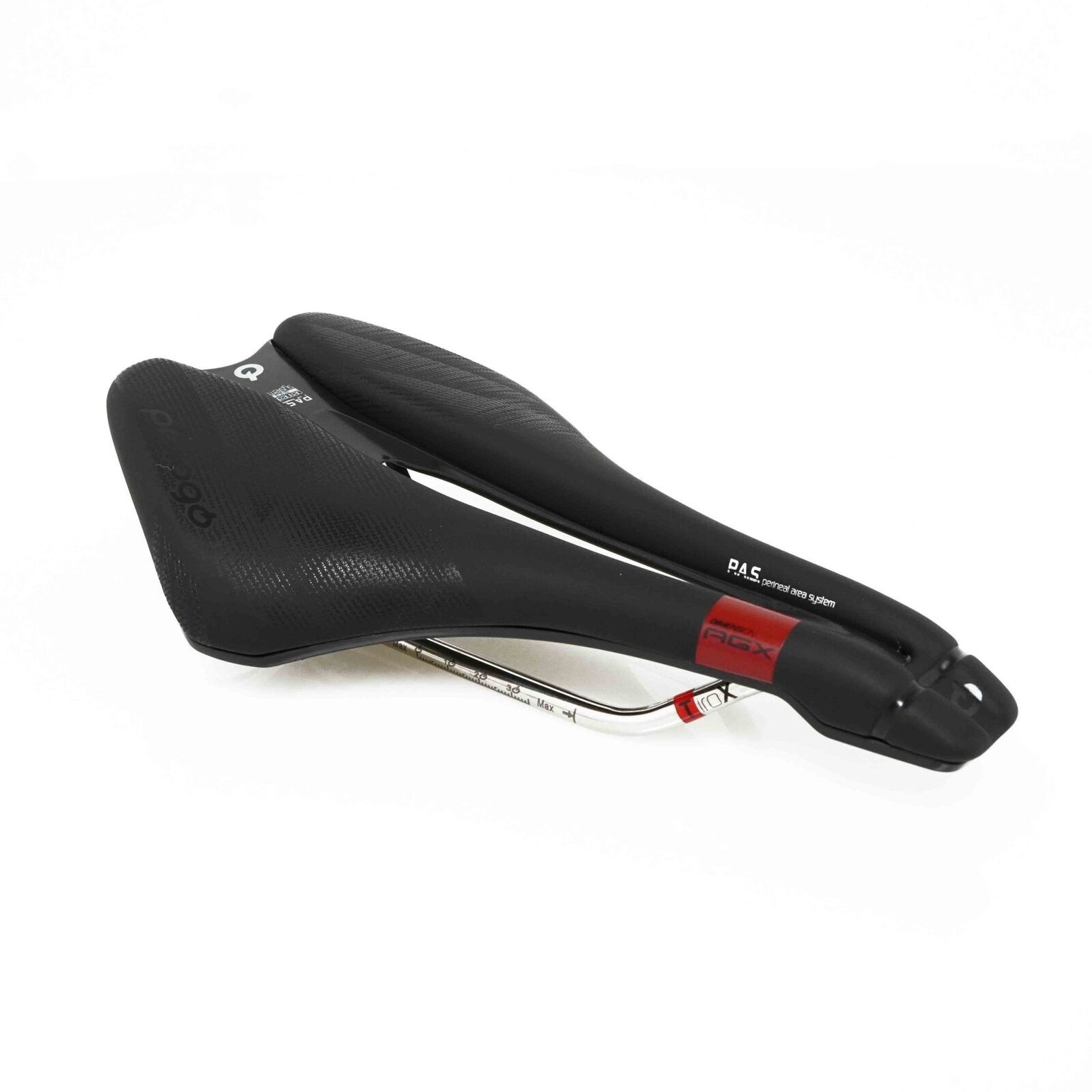 Prologo Dimension AGX 143 Tirox Rail TT / Triathlon / Road Bike Saddle Black