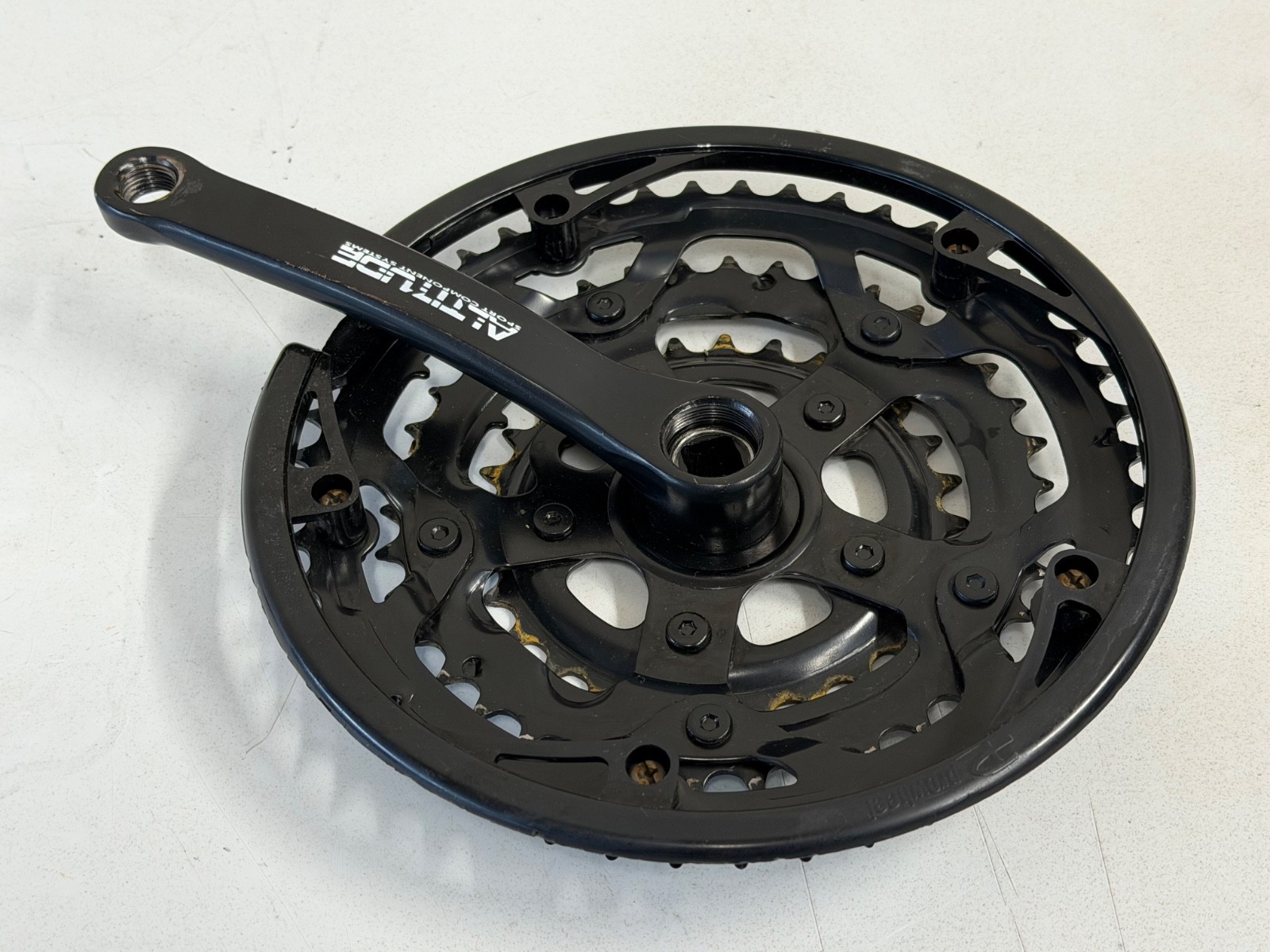 Altitude 152mm Crank Arms Crankset MTB Road Bike Black Triple 48/38/28 Chainring