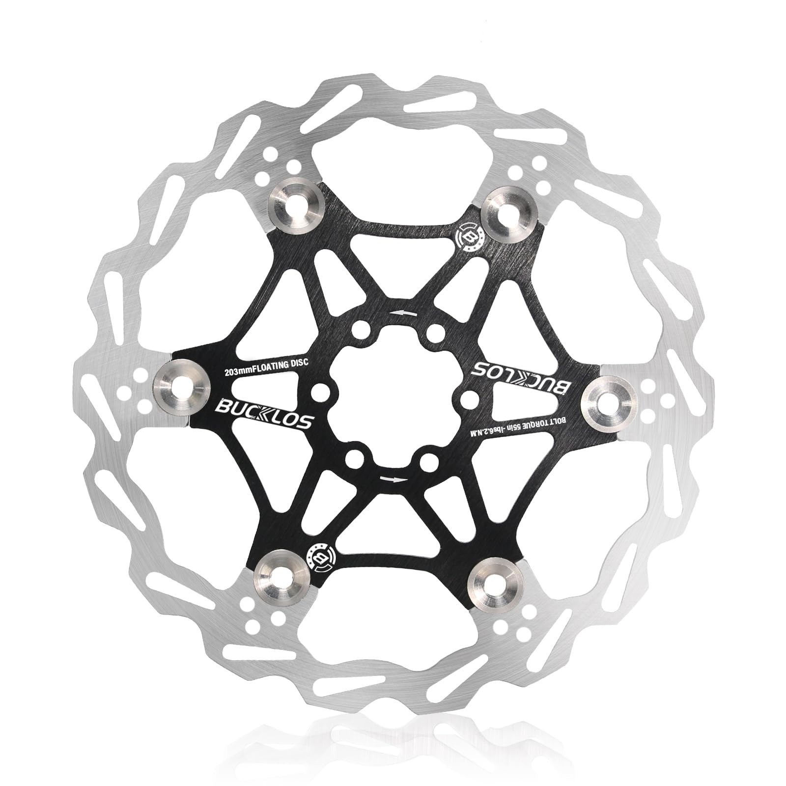 Ultra-Light Floating Disc Brake Rotor 160mm 180mm 203mm for MTB Road BMX – Stain