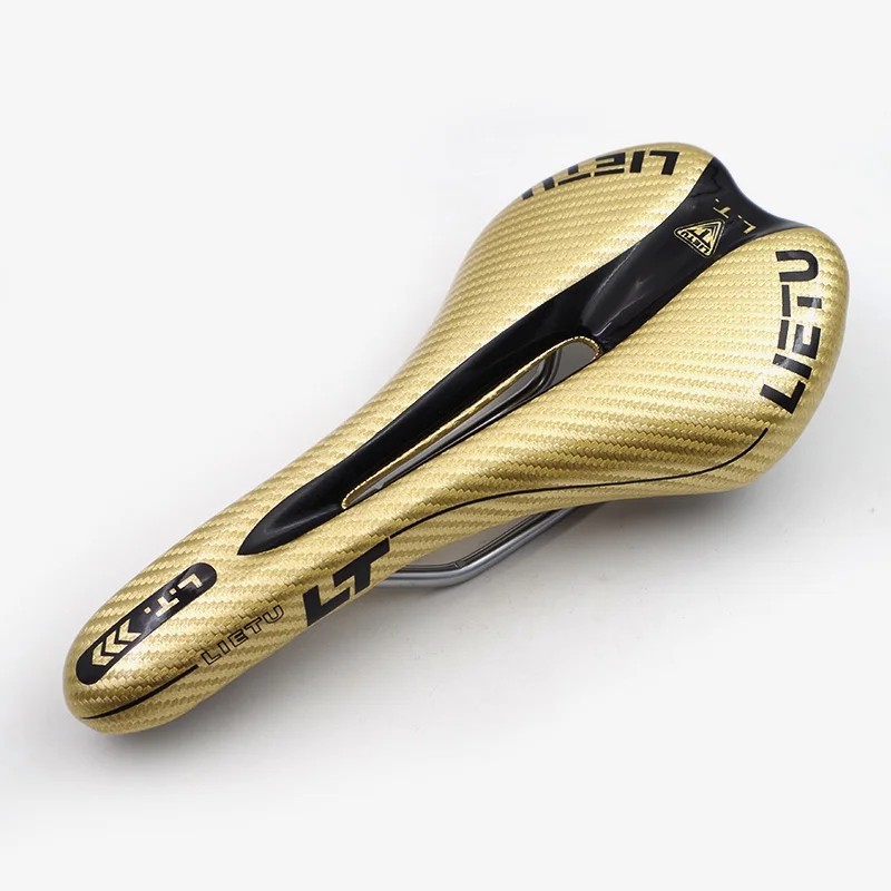 MTB Road Bike Carbon Leather Saddle Cycling Seat Front Cushion Bike Saddle