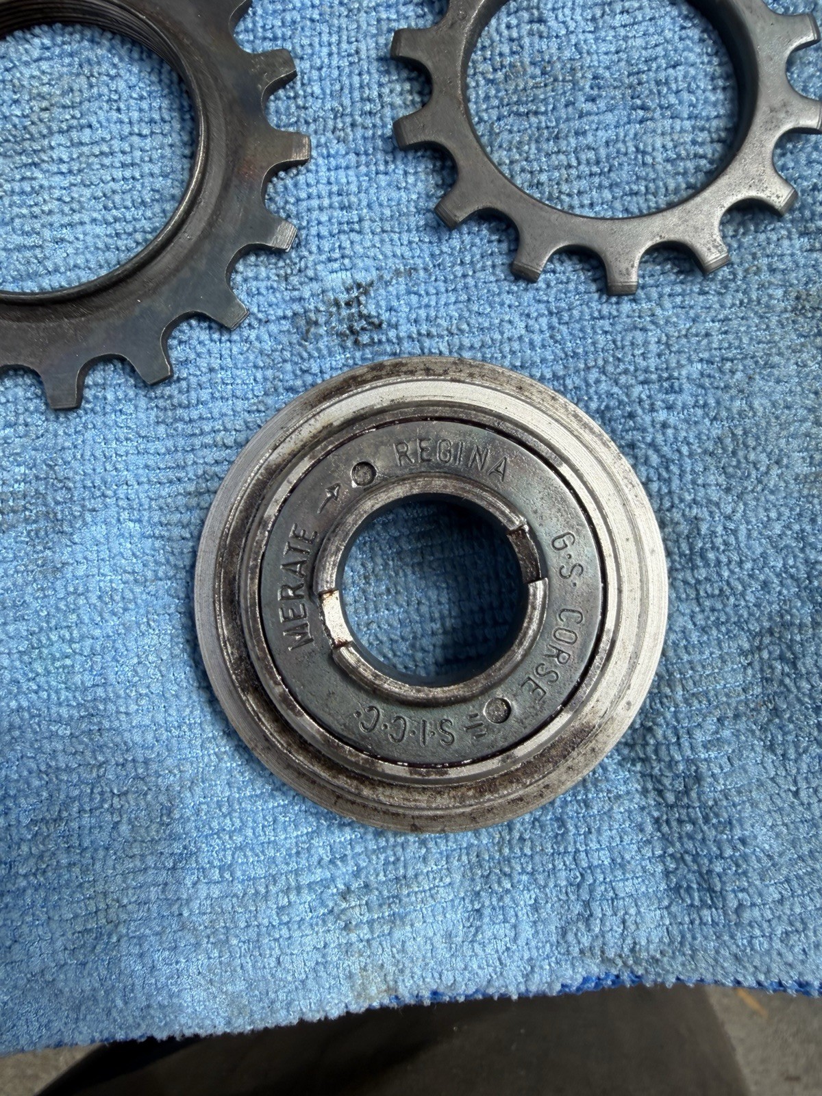 Regina Gs Course 5 Speed 14-31 Freewheel. Used. Restored. Italian Thread