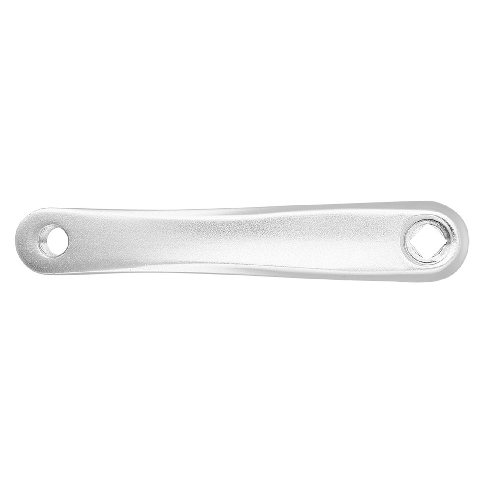 170mm Bike Aluminum Alloy Left Single Chain Crank Arm (Silver Rhombic Hole)