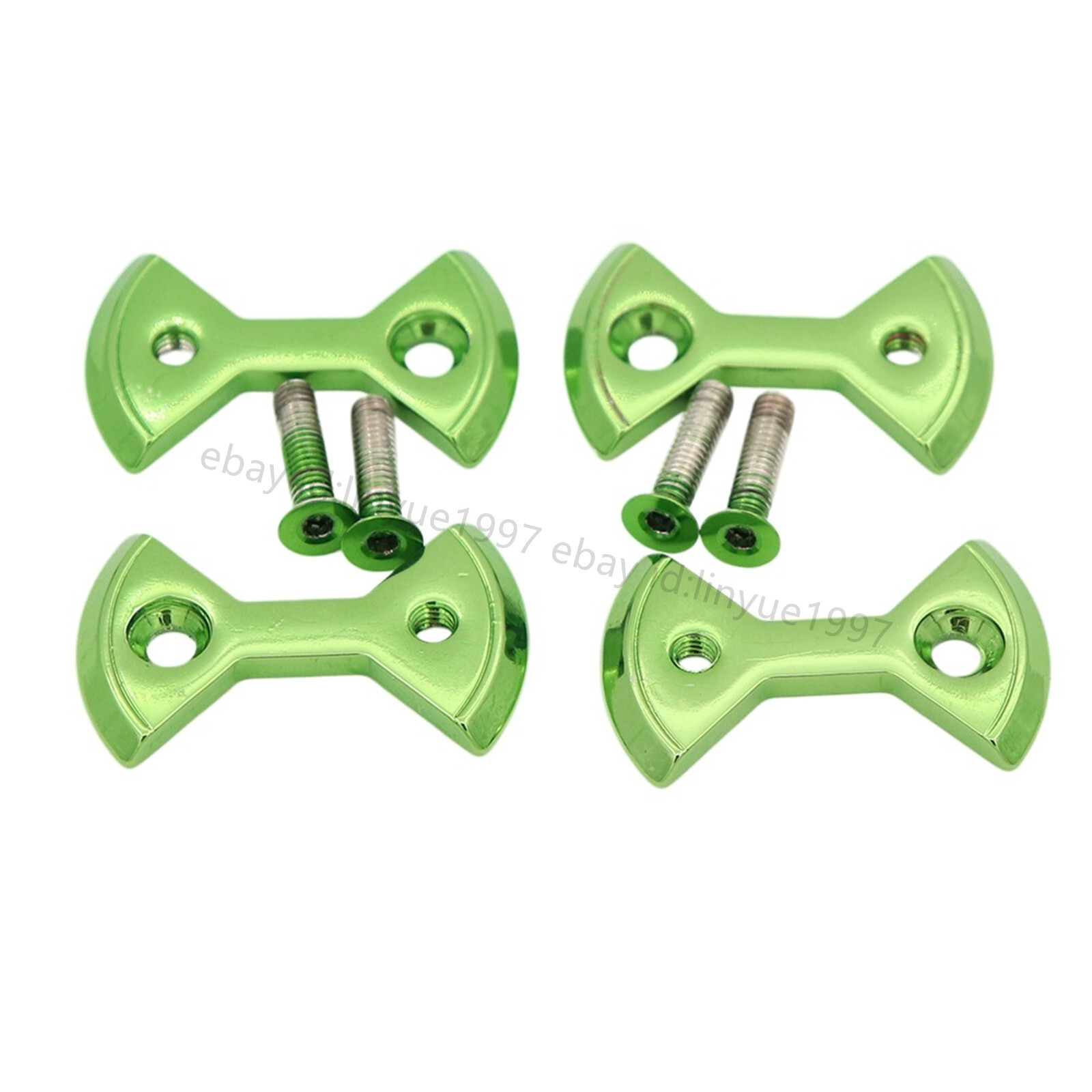 Titanium/Ti Pedal Plate/Bow tie* 4pc fit SpeedPlay Zero&Light Action-8 color