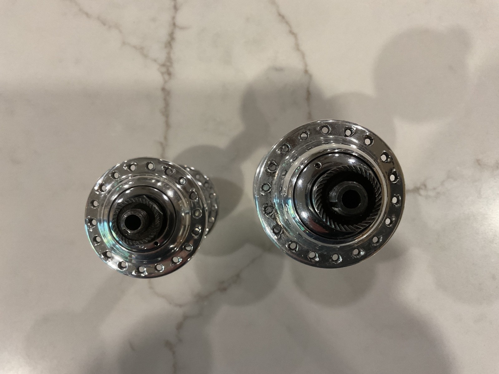 Campagnolo Record Hubs 36 Hole 1980s 100/126mm English