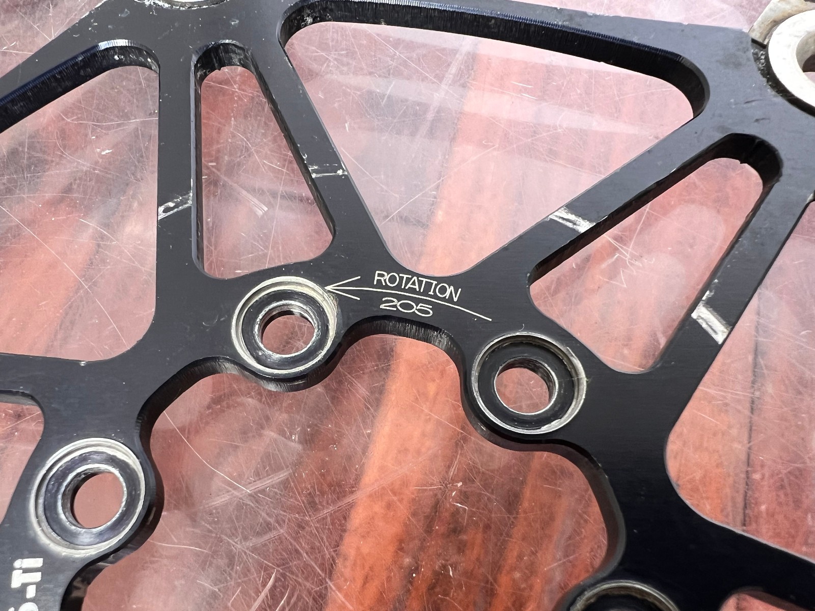Vintage Hope Mono 6 Ti Brake Rotors Rotor Set 205mm Downhill 26″ DH Retro MTB