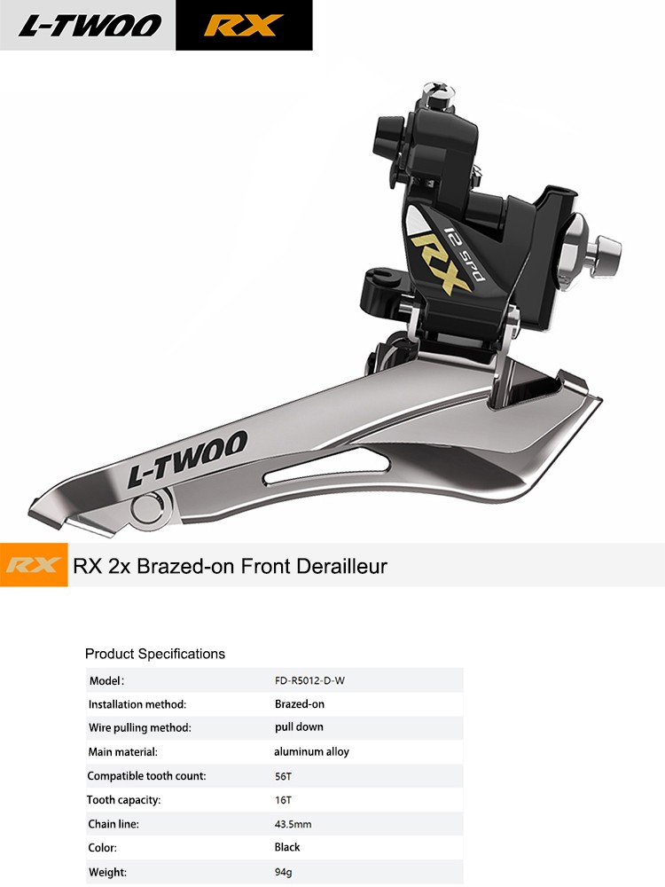 LTWOO RX 2X12 Speed Hydraulic Road Bike Groupset Bicycle Shifters Components US