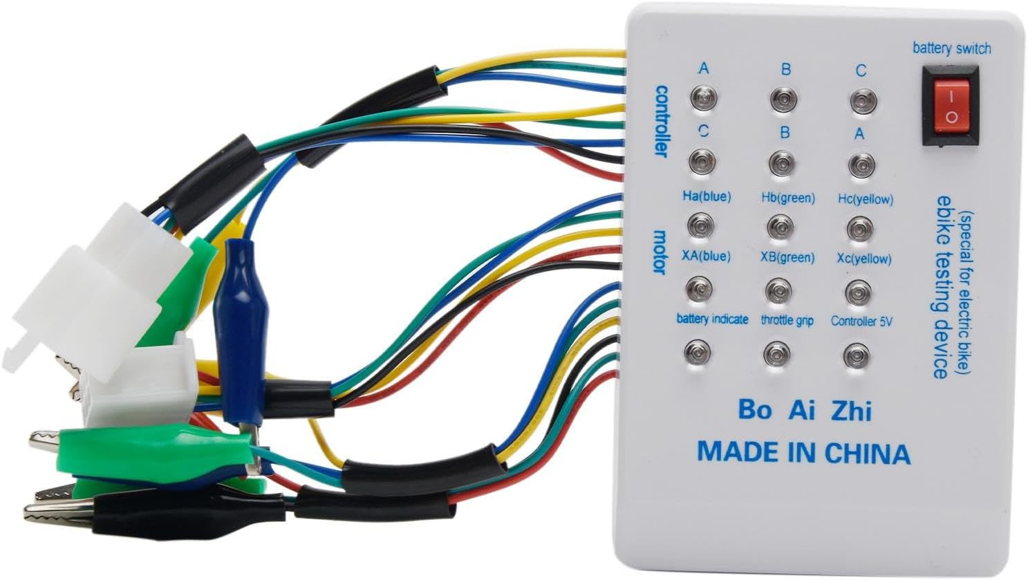 E-Bike Tester, 24V/36V/48V/60V/72V Electro Car E-Bike Scooter Brushless Motor