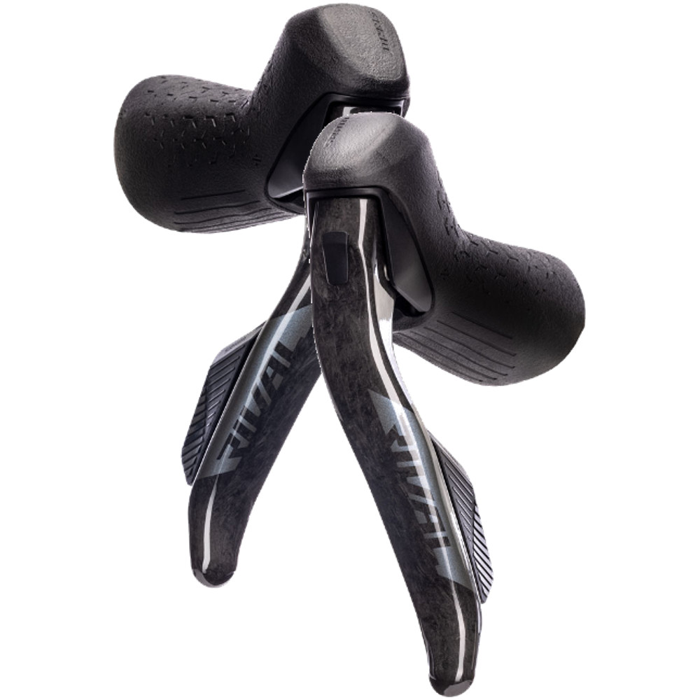 SRAM Rival eTap AXS Hydraulic Shift/Brake Levers Set Left & Right, Carbon, AXS