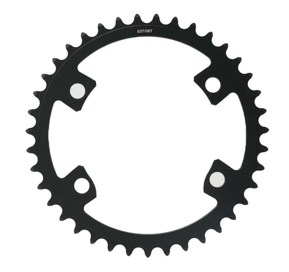 Road Bike 4 Bolt 110BCD Chainring 50-34T 52-36T 53-39T Crankset Round Chainwheel