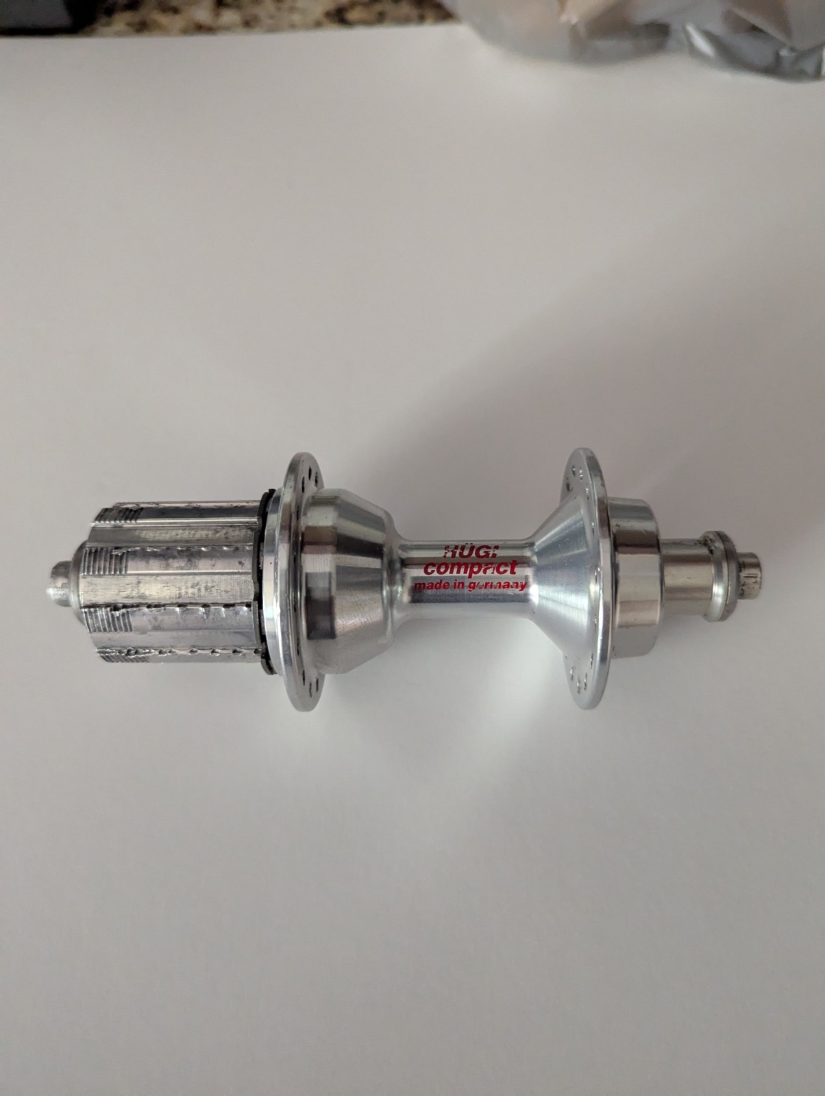 Hugi Compact hub Vintage 8/9/10 spd DT Swiss 32 spoke For QR