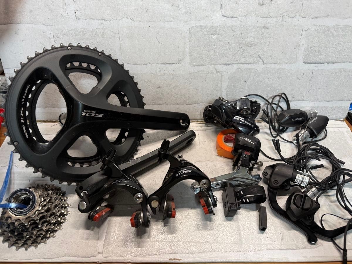 Shimano Ultegra 6870 Di2 TT 2×11 Groupset 105 5800 53/39T 172.5mm