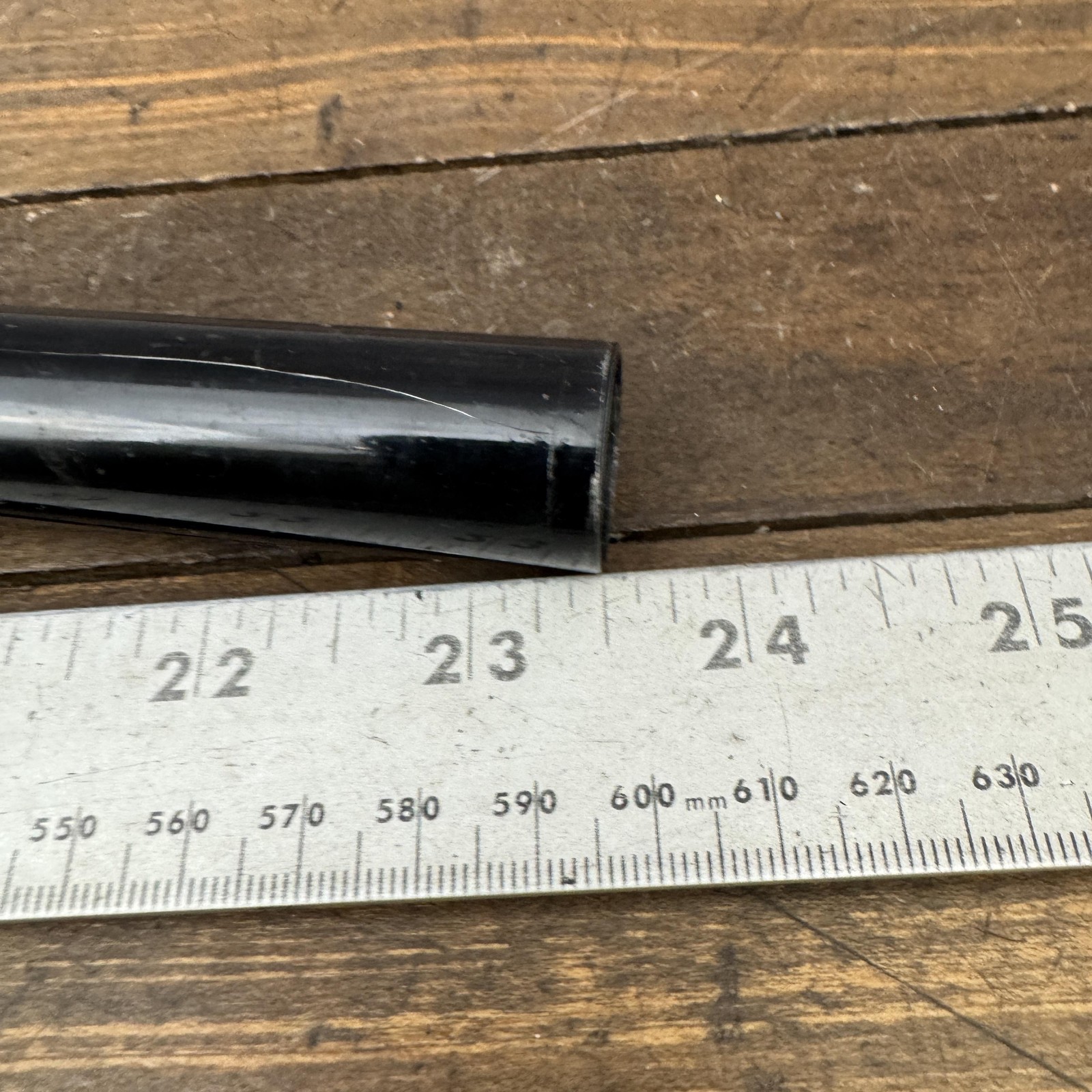 Vintage GT Chromoly 25.4mm Handlebar Avalanche Black Bike Bar 80s MTB Steel