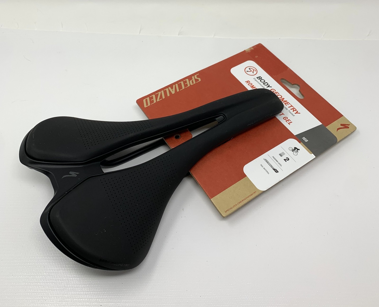 Specialized Romin Evo Expert Gel 168mm Hollow Ti Saddle – New