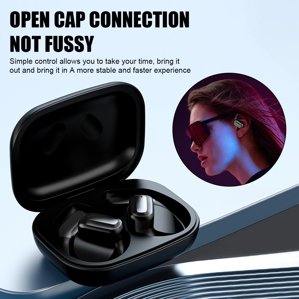 Bluetooth AI Translator Earbuds 135 Languages Real Time Translation Earphones
