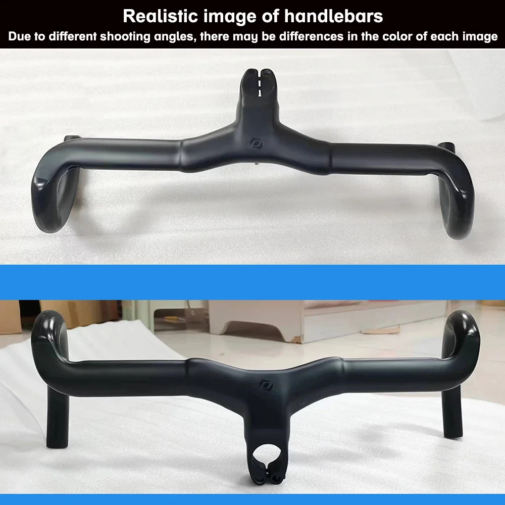 Carbon Integrated Cable Routing Gravel Road Bicycle Cockpit Di2 Handlebar