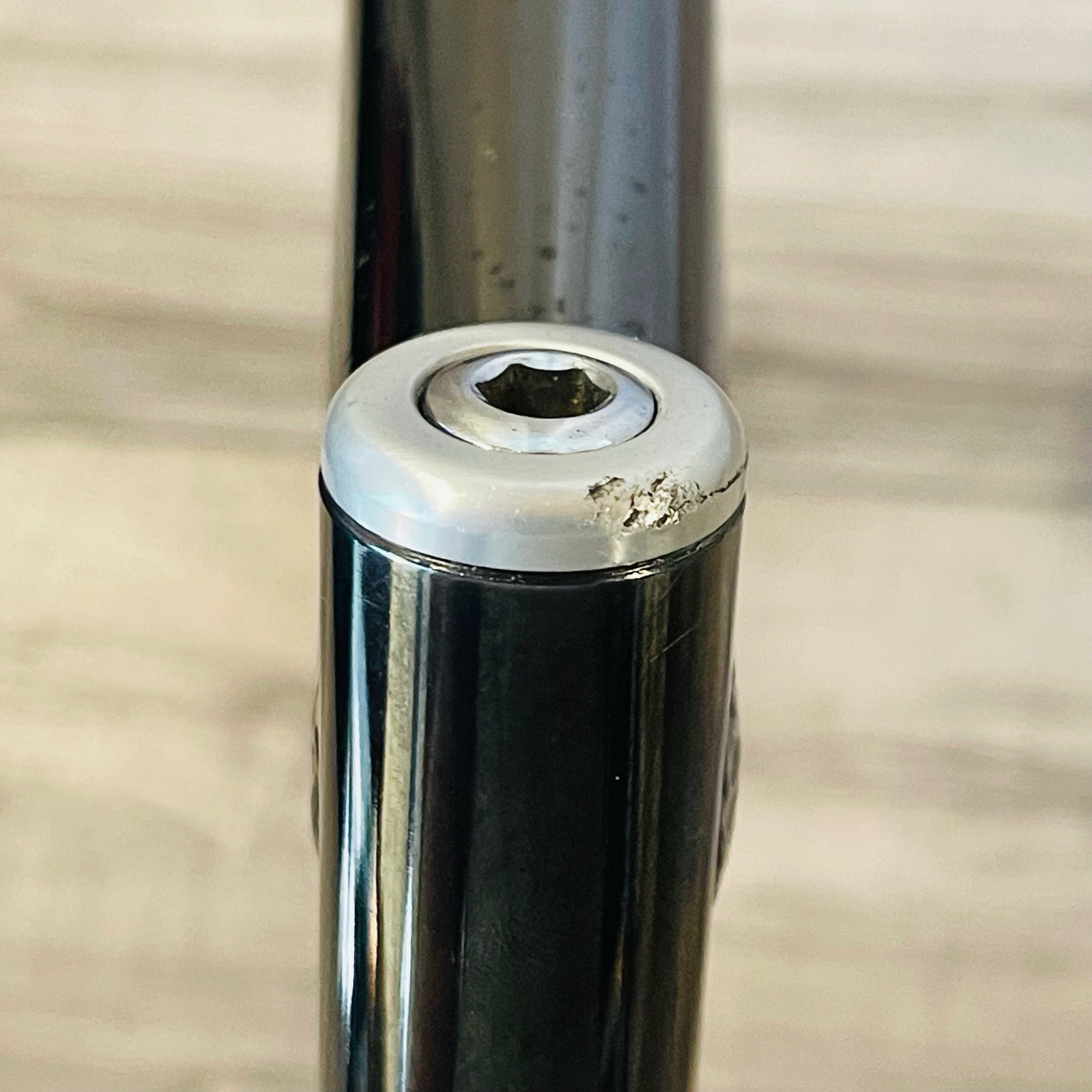 1987 Ritchey Force Quill MTB Stem 125 15 Degree 25.4 Cable Hanger BLACK CHROME